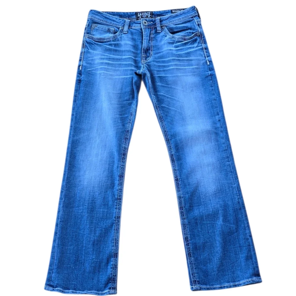 Salvage Mayhem Regular Bootcut Jeans The Buckle Denim Size 32 R